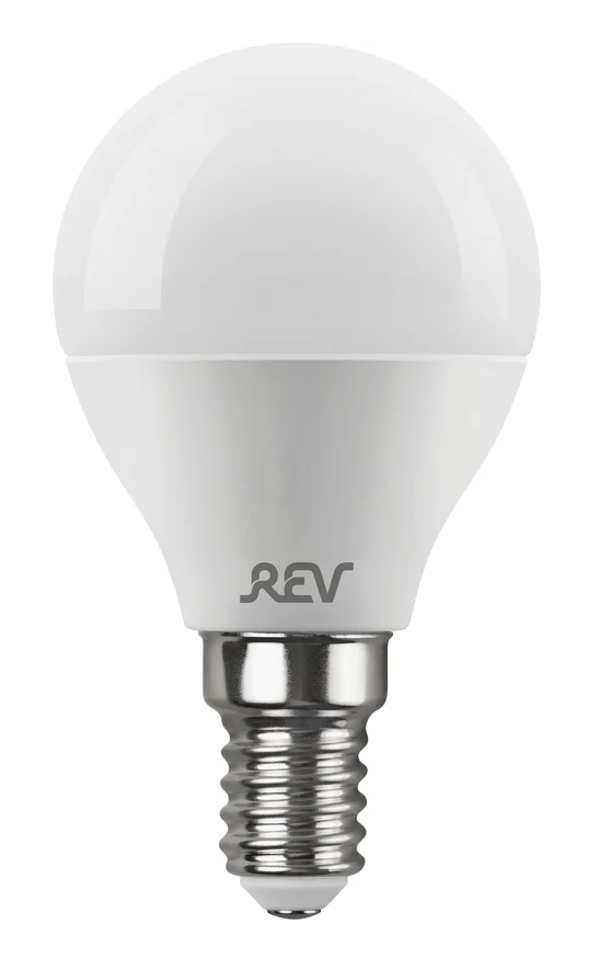 Лампа светодиодная REV 5Вт Е14 G45 4000K 375Лм матовая 220В Шар купить с доставкой по РФ