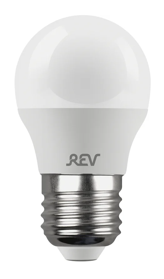 Лампа светодиодная REV 5Вт Е27 G45 4000K 375Лм матовая 220В Шар купить с доставкой по РФ