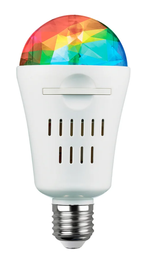 Лампа светодиодная REV RGB DISCO 4Вт Е27 A60 230В проекционная со сменными паттернами