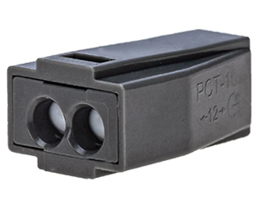 Экспресс-клемма REXANT с пастой СМК 773-302, 2-проводная до 2,5 мм² серая, купить с доставкой по РФ