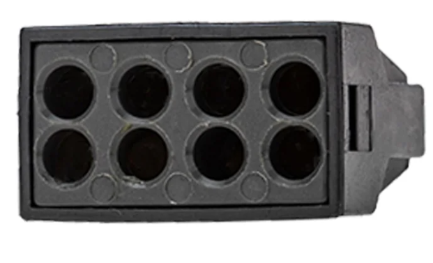 Экспресс-клемма с пастой REXANT СМК 773-308, 8-проводная до 2,5 мм² серая купить с доставкой по РФ