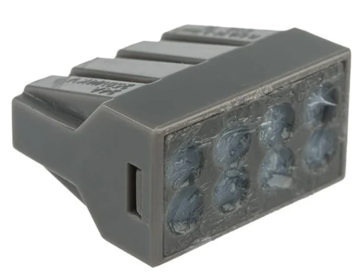 Экспресс-клемма с пастой REXANT СМК 773-308, 8-проводная до 2,5 мм² купить с доставкой по РФ