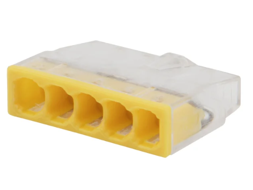 Экспресс-клемма строительно-монтажная Rexant СМК 2273-205 5-проводная 0.5-2.5кв.мм купить с доставкой по РФ