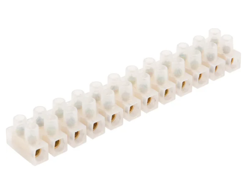 Клеммная колодка винтовая REXANT KВ-10 (4-10 мм²), ток 10 A, полиэтилен белый (ЗВИ) купить с доставкой по РФ