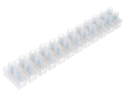 Клеммная колодка винтовая REXANT KВ-12 (4-12 мм²), ток 16 A, полиэтилен белый (ЗВИ) купить с доставкой по РФ