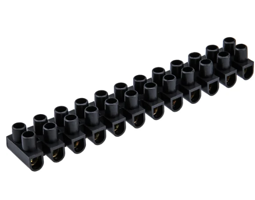 Клеммная колодка винтовая REXANT KВ-14 (6-14 мм²), ток 20 A, полипропилен черный, индивидуальная упаковка купить с доставкой по РФ