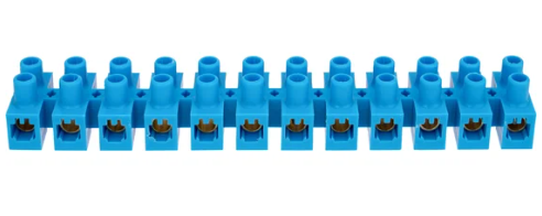 Клеммная винтовая колодка REXANT KВ-25 10-25, ток 60 A, полипропилен синий купить с доставкой по РФ