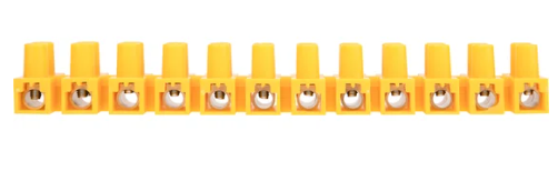 Клеммная винтовая колодка REXANT KВ-35 10-35, ток 80 A, полипропилен желтый купить с доставкой по РФ