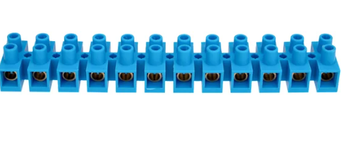 Клеммная винтовая колодка REXANT KВ-40 25-40, ток 100 A, полипропилен синий купить с доставкой по РФ