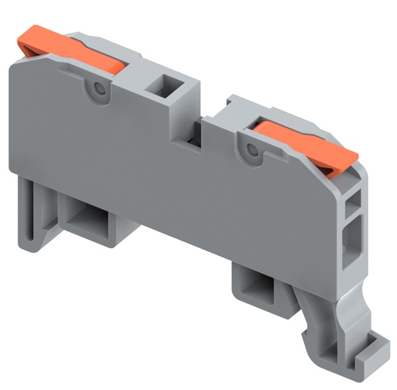 Клемма REXANT СМК 222-221D/222-2411 проходная 1-полюсная на DIN-рейку (0,2-2,5 мм²) серая купить с доставкой по РФ