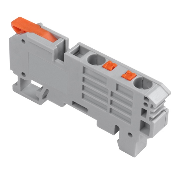 Клемма REXANT СМК 222-621-PT-6 3 вывода рычаг-push-in на DIN-рейку (1-6 мм²) купить с доставкой по РФ