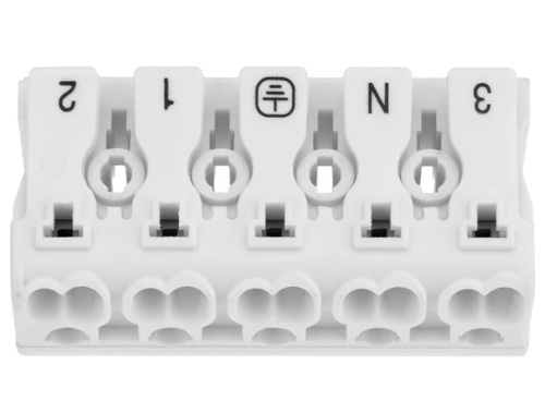 Клемма пружинная соединительная REXANT КСП 5-полюсная купить с доставкой по РФ