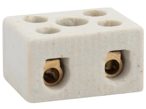 Клемма REXANT керамическая винтовая КВ 10 мм² 2 пары контактов с крепежным отверстием купить с доставкой по РФ