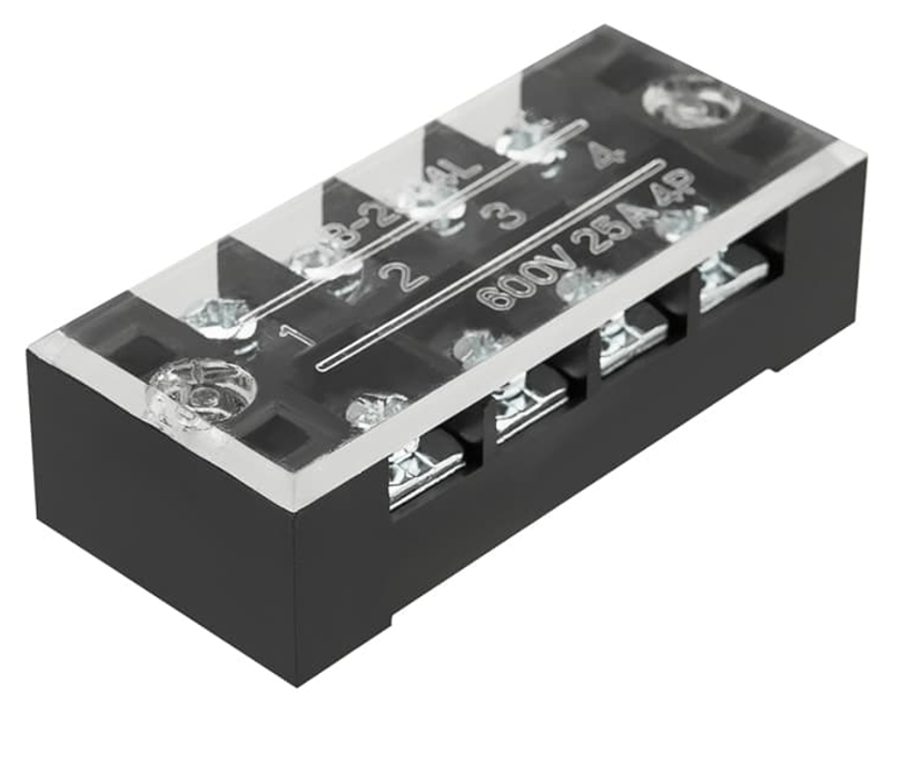 Блок зажимов клеммный REXANT БЗН ТВ-2504 2,5мм2 25A 4 пары купить с доставкой по РФ
