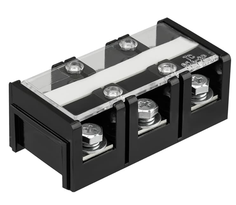 Блок зажимов клеммный REXANT БЗН ТС-603 16мм2 60A 3 пары купить с доставкой по РФ