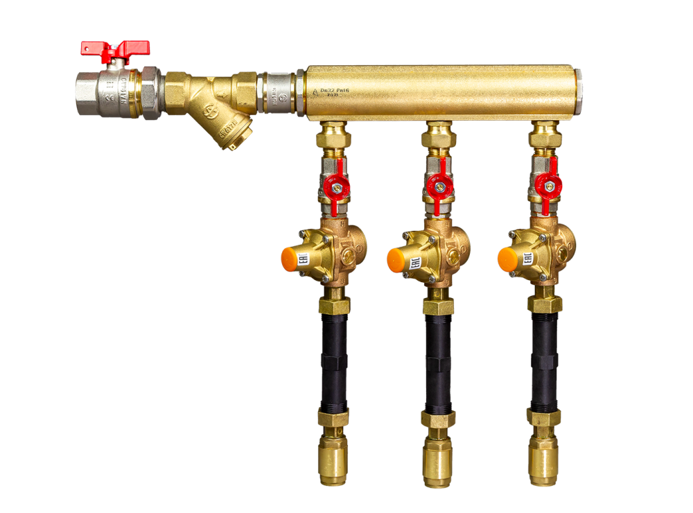Узел распределительный Ридан WDU.3R V1 DN32-8L-20-7BIZ20-BV15
