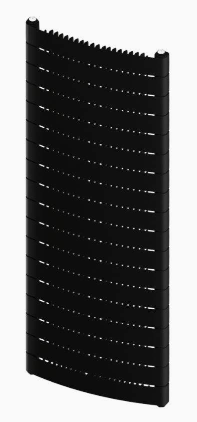 Радиатор биметаллический вертикальный Rifar Convex 500/22 Antracit