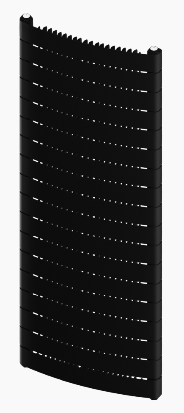 Радиатор биметаллический вертикальный Rifar Convex 500/18 Antracit