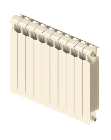 Радиатор биметаллический Rifar Monolit 3/4 500/10 Айвори