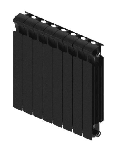 Радиатор биметаллический Rifar Monolit 3/4 500/10 Антрацит