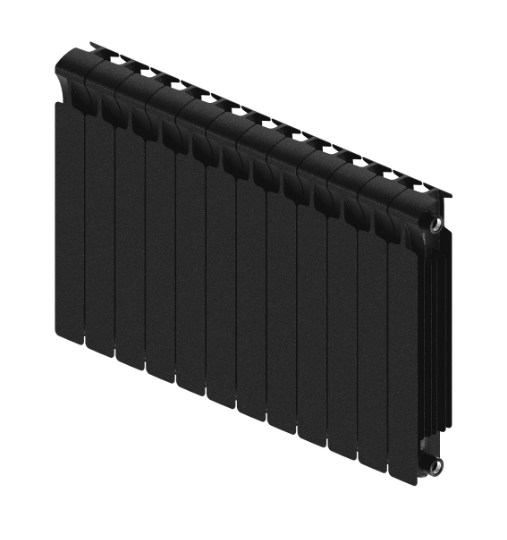 Радиатор биметаллический Rifar Monolit 3/4 500/14 Антрацит