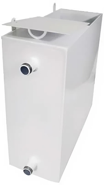 Бак расширительный RISPA 18 л с крышкой,белый купить с доставкой по РФ