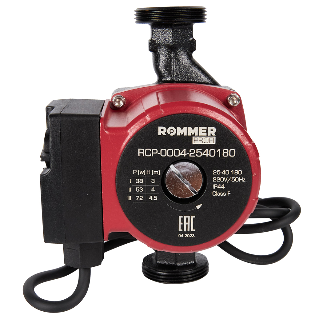 Циркуляционный насос ROMMER RCP-0004 25/40-180 купить по цене 3864 руб.