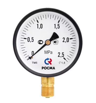 Манометр Росма ТМ-810Р 0-16 кгс/см2 кл.1,5 М20х1,5 купить с доставкой по РФ