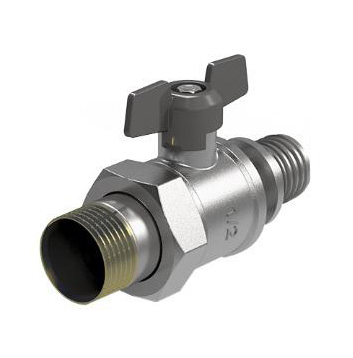 Кран шаровый Royal Thermo с аксиальным соединением НГ 20×3/4" купить с доставкой по РФ