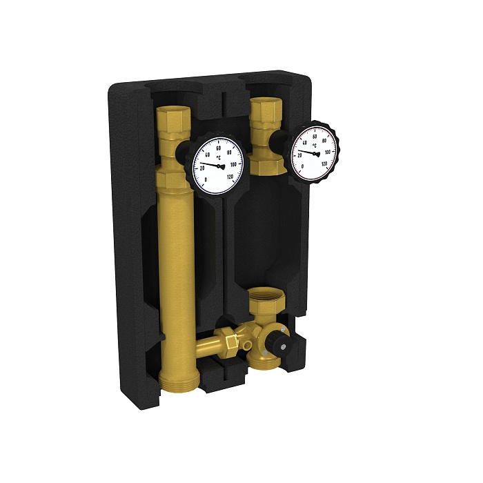 Группа насосная Royal Thermo 1" с термостатическим смесительным клапаном (без насоса)