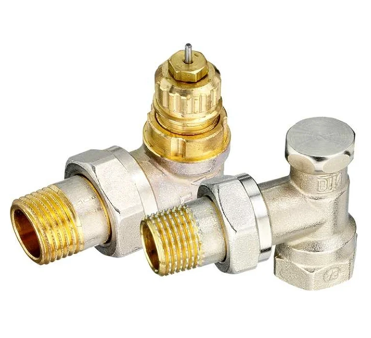 Набор термостатический для радиатора угловой Royal Thermo 3/4 Click
