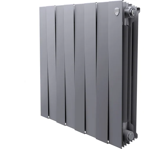 Радиатор биметаллический Royal Thermo PianoForte 500 Серебристый VR80 - 8 секц.