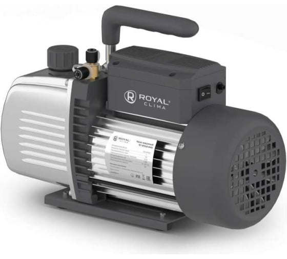 Насос вакуумный Royal Clima RT-VP240-R410 (2-ступ., 120л/мин, 15 microns, 1/4"+3/8"SAE)