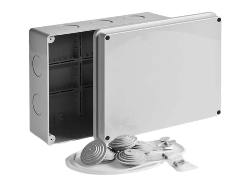 Коробка распределительная Ruvinil ОП 240х195х90мм IP55 без гермет.