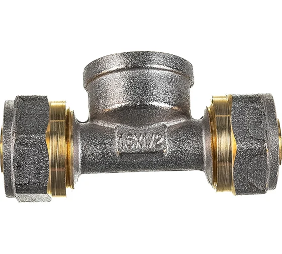 Фитинг RVC ТРОЙНИК М/П Ду-16*1/2 в/р RVC 00710