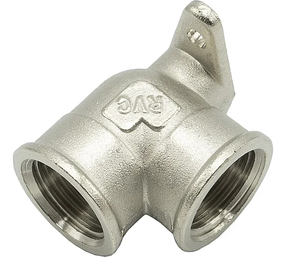 Фитинг RVC УГОЛЬНИК 3/4" В-В с крепл. никел. RVC /00845