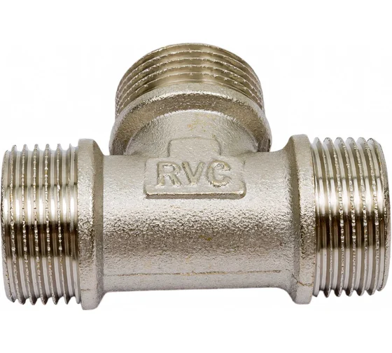 Фитинг RVC ТРОЙНИК Ду- 20 ник. (3/4") (Н-Н-Н) RVC 00859