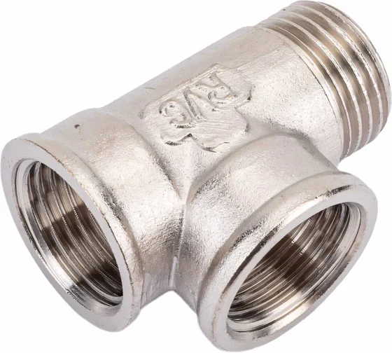 Фитинг RVC ТРОЙНИК Ду- 15 ник. (1/2") (В-В-Н) RVC 00863