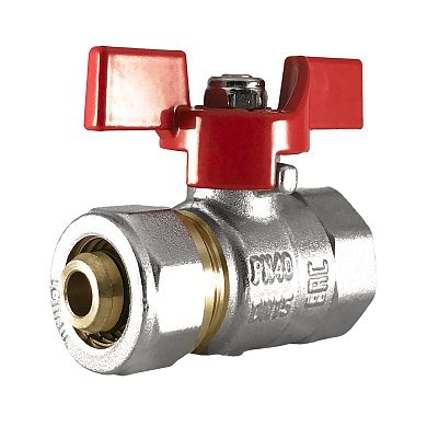 Шаровой кран RVC 1/2 " (15) под обжим 1/2 в/р баб. 16-1/2" купить с доставкой по РФ
