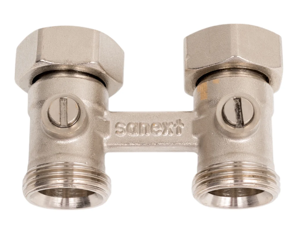 Клапан запорный 3/4", PN10, Sanext, прямой