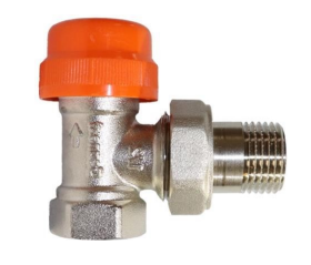 Клапан радиаторный термостатический Sanext RV2, 1/2"х1/2", угловой