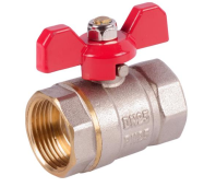Шаровой кран SANEXT Ду 15, ВР 1/2" бабочка