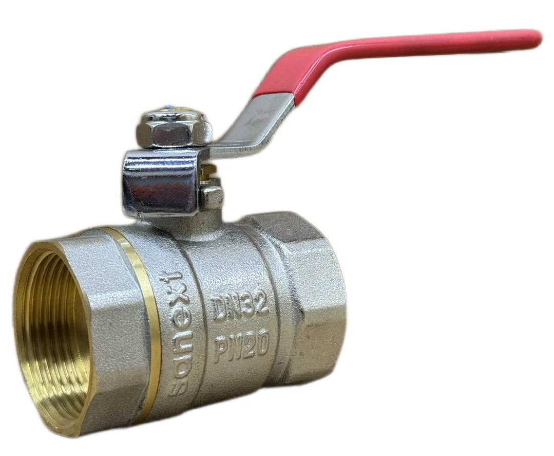 Шаровой кран SANEXT Ду 32, ВР 1 1/4" рычаг