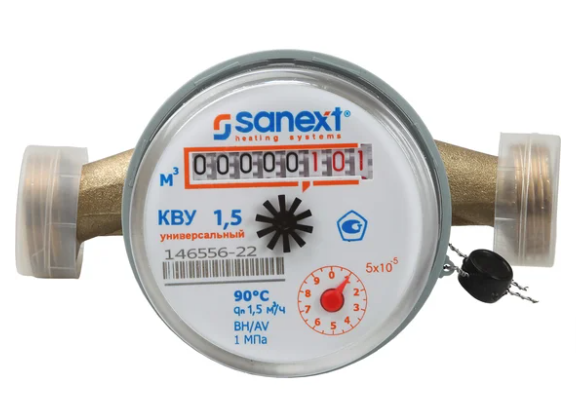 Счетчик воды, SANEXT КВУ 1,5-110