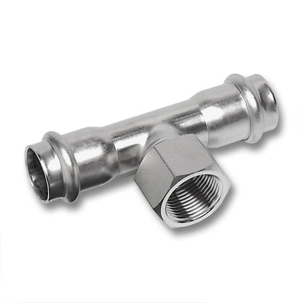 Тройник Sanha 9130G 28x1/2"x28 ВПр-ВР-ВПр