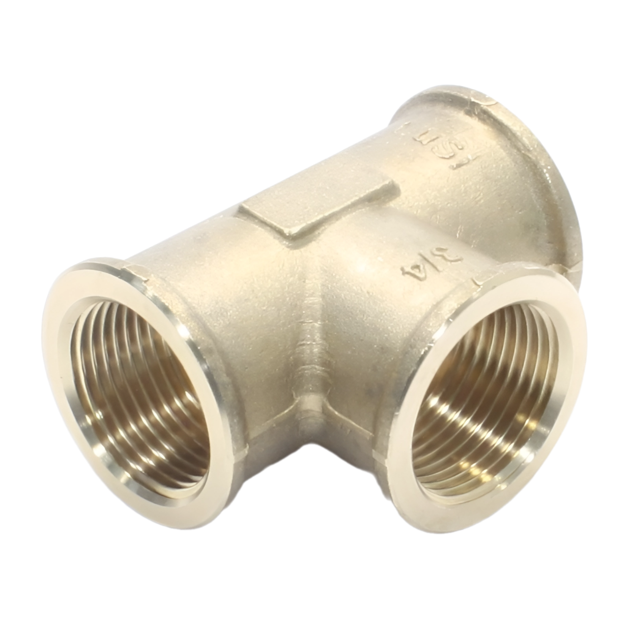 Тройник Sanha 3000 1/2"-1/2"-1/2" резьба-резьба внутренняя бронза