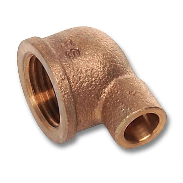 Угольник Sanha SA 4090G 90° DN15-1/2" пайка-резьба внутренняя бронза