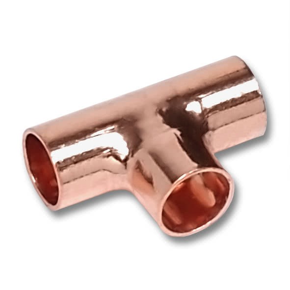 Тройник Sanha 5000 DN35-22-35 пайка-пайка медь