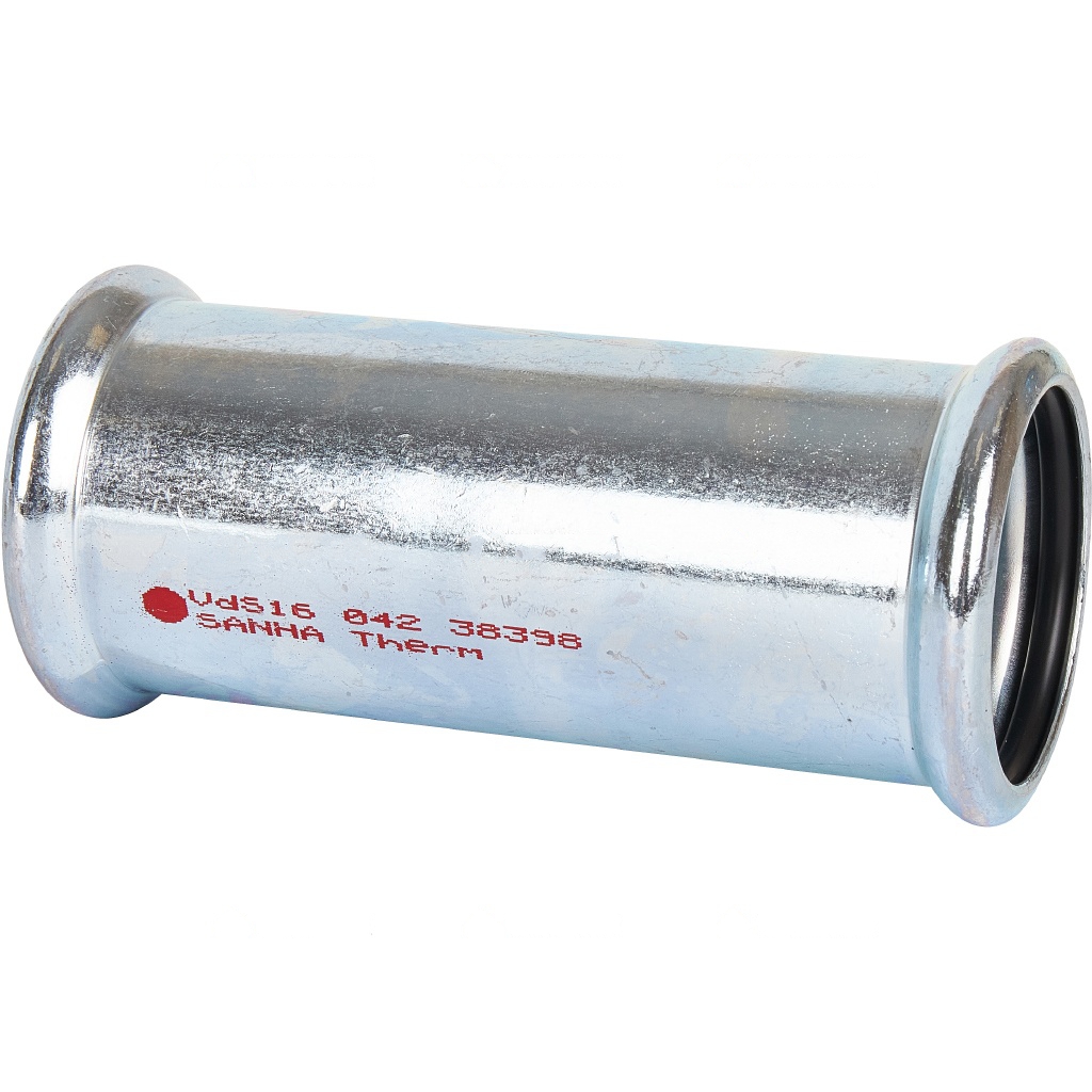 Муфта Sanha Therm DN28 пресс сталь оцинкованная