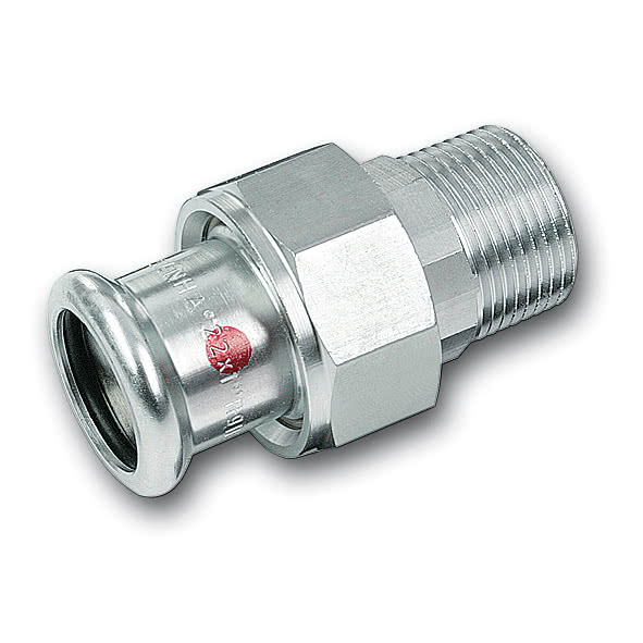 Сгон с плоским уплотнителем sanha 15x1/2 ВПр-НР 24333g